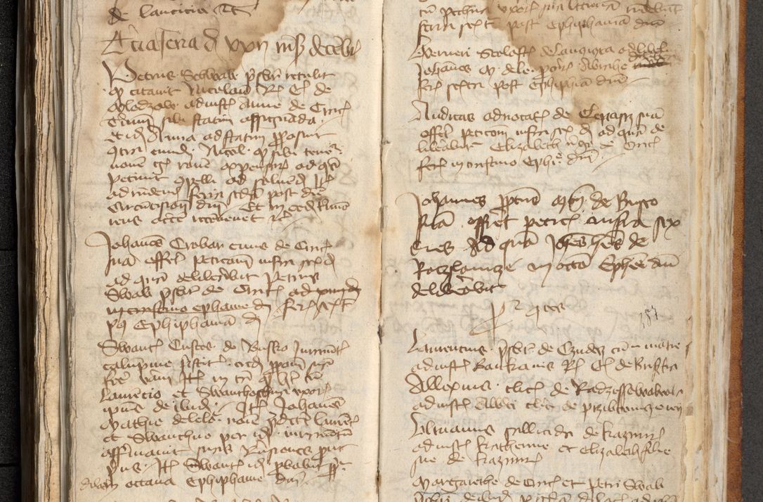 Zdjęcie nr 197 dla obiektu archiwalnego: [Acta actorum officialia coram Michaele scolastico Gnezensi]