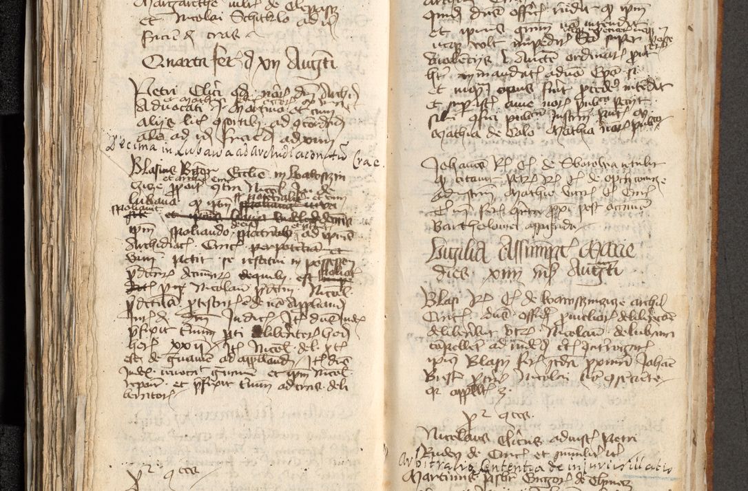 Zdjęcie nr 155 dla obiektu archiwalnego: [Acta actorum officialia coram Michaele scolastico Gnezensi]