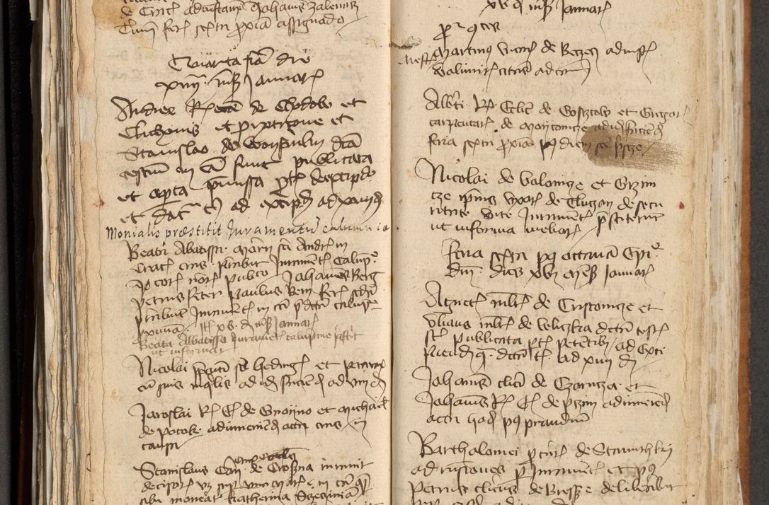 Zdjęcie nr 107 dla obiektu archiwalnego: [Acta actorum officialia coram Michaele scolastico Gnezensi]