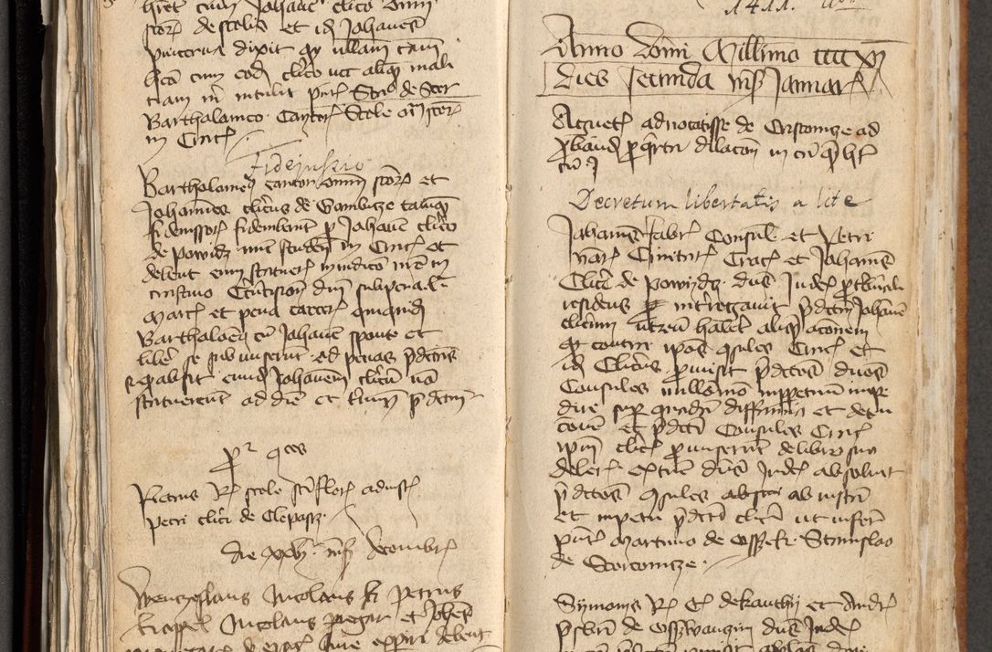 Zdjęcie nr 102 dla obiektu archiwalnego: [Acta actorum officialia coram Michaele scolastico Gnezensi]