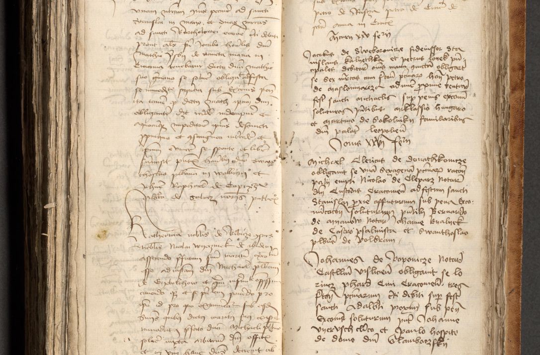 Zdjęcie nr 470 dla obiektu archiwalnego: [Acta obligationum officialia coram Johanne de Pniow]