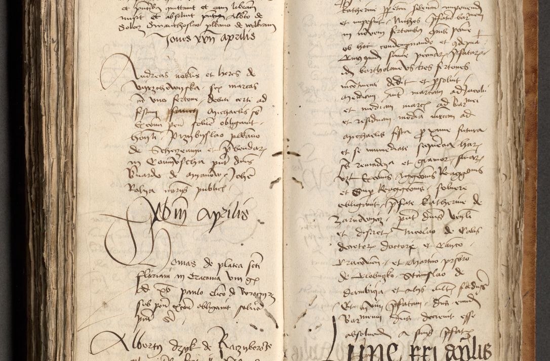 Zdjęcie nr 411 dla obiektu archiwalnego: [Acta obligationum officialia coram Johanne de Pniow]