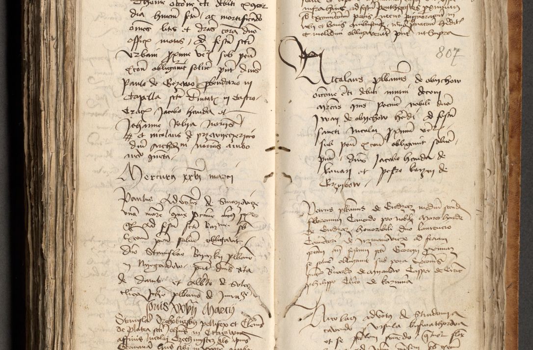 Zdjęcie nr 407 dla obiektu archiwalnego: [Acta obligationum officialia coram Johanne de Pniow]