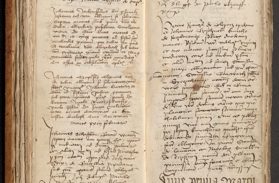 Zdjęcie nr 45 dla obiektu archiwalnego: [Acta obligationum officialia coram Johanne de Pniow]