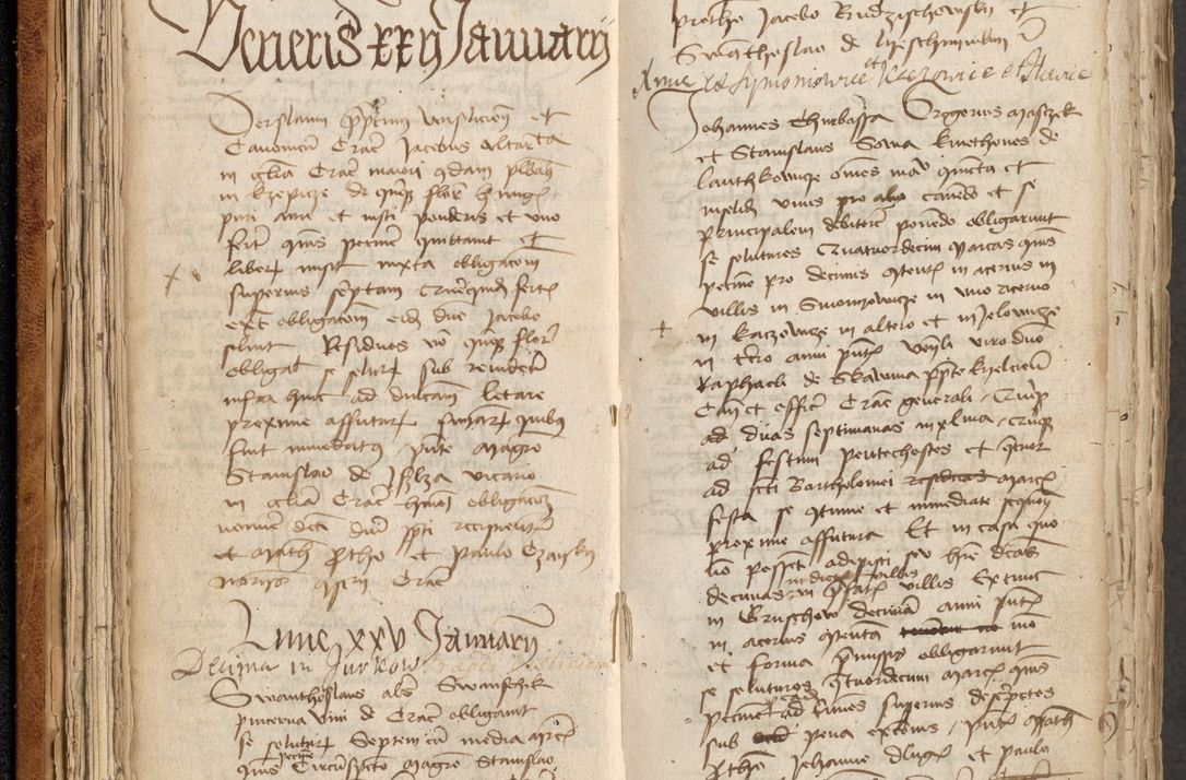 Zdjęcie nr 38 dla obiektu archiwalnego: [Acta obligationum officialia coram Johanne de Pniow]