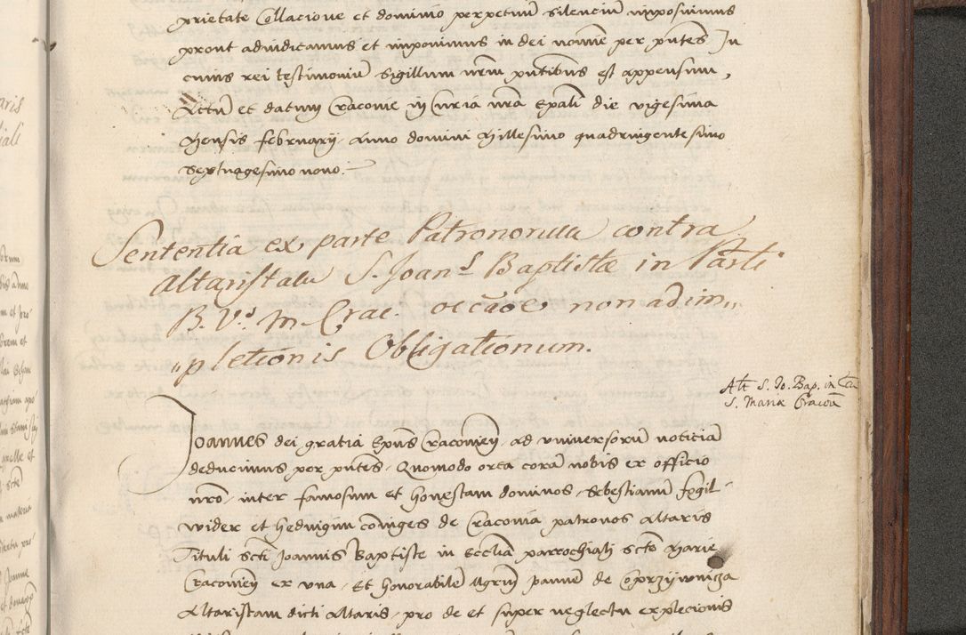 Zdjęcie nr 476 dla obiektu archiwalnego: [Acta obligationum officialia coram Raphaele de Skawina]