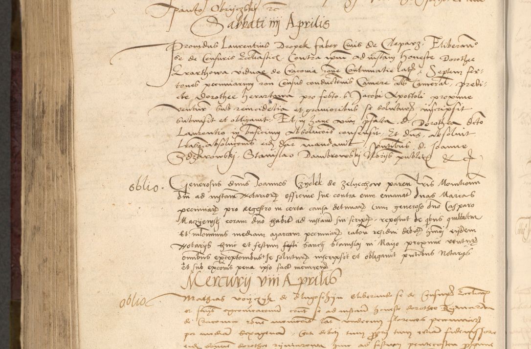 Zdjęcie nr 992 dla obiektu archiwalnego: [Acta actorum vicarialia coram Nicolao Bedlenski]