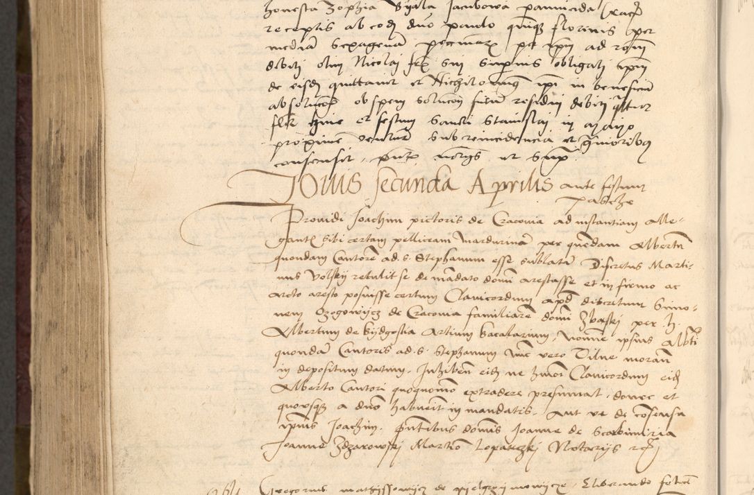 Zdjęcie nr 990 dla obiektu archiwalnego: [Acta actorum vicarialia coram Nicolao Bedlenski]