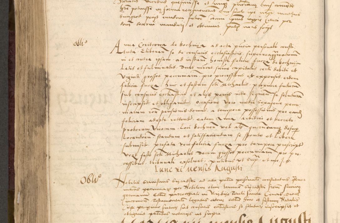 Zdjęcie nr 736 dla obiektu archiwalnego: [Acta actorum vicarialia coram Nicolao Bedlenski]