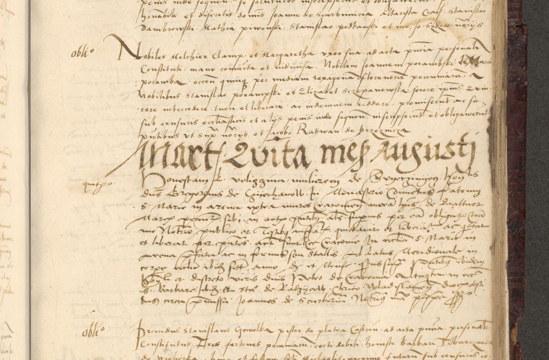 Zdjęcie nr 735 dla obiektu archiwalnego: [Acta actorum vicarialia coram Nicolao Bedlenski]