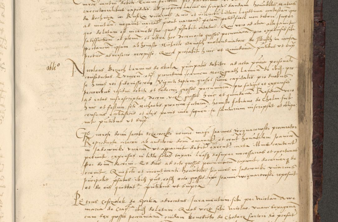 Zdjęcie nr 665 dla obiektu archiwalnego: [Acta actorum vicarialia coram Nicolao Bedlenski]