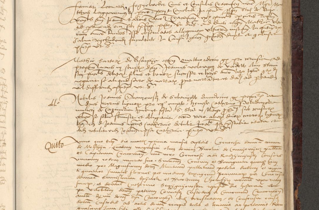 Zdjęcie nr 597 dla obiektu archiwalnego: [Acta actorum vicarialia coram Nicolao Bedlenski]