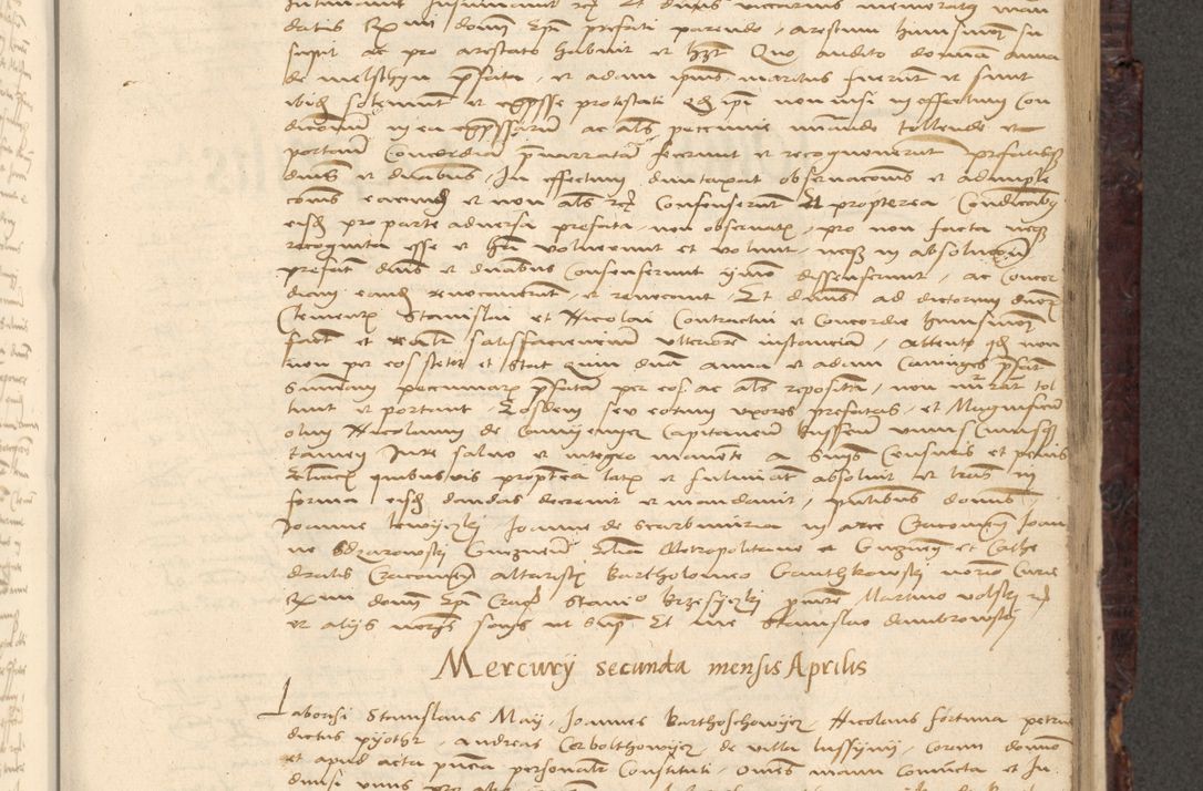 Zdjęcie nr 593 dla obiektu archiwalnego: [Acta actorum vicarialia coram Nicolao Bedlenski]