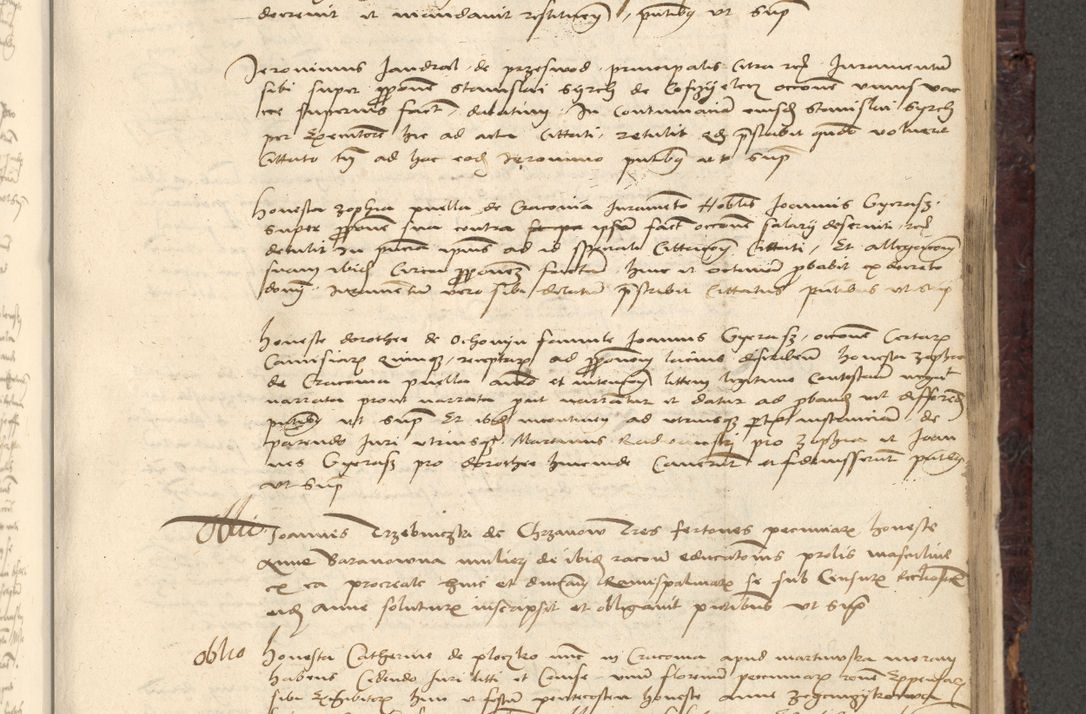 Zdjęcie nr 589 dla obiektu archiwalnego: [Acta actorum vicarialia coram Nicolao Bedlenski]