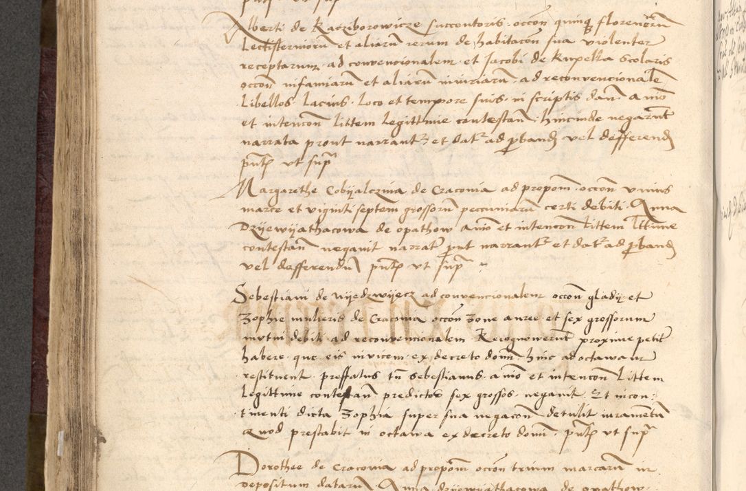 Zdjęcie nr 474 dla obiektu archiwalnego: [Acta actorum vicarialia coram Nicolao Bedlenski]