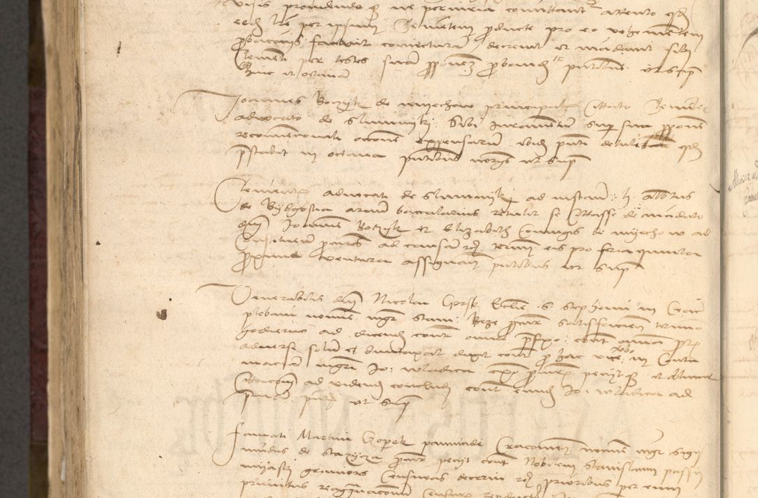 Zdjęcie nr 1240 dla obiektu archiwalnego: [Acta actorum vicarialia coram Nicolao Bedlenski]