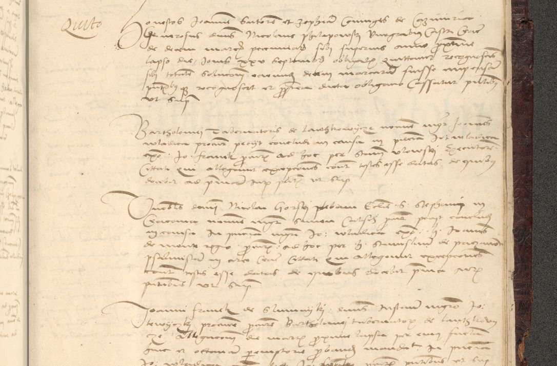 Zdjęcie nr 1215 dla obiektu archiwalnego: [Acta actorum vicarialia coram Nicolao Bedlenski]