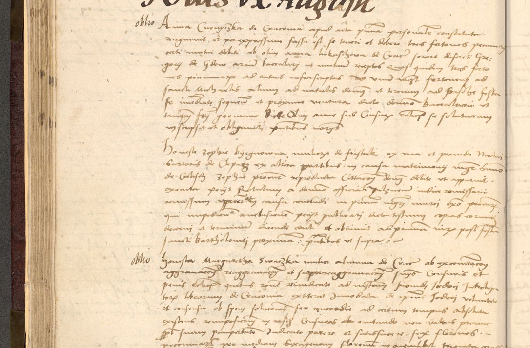 Zdjęcie nr 124 dla obiektu archiwalnego: [Acta actorum vicarialia coram Nicolao Bedlenski]