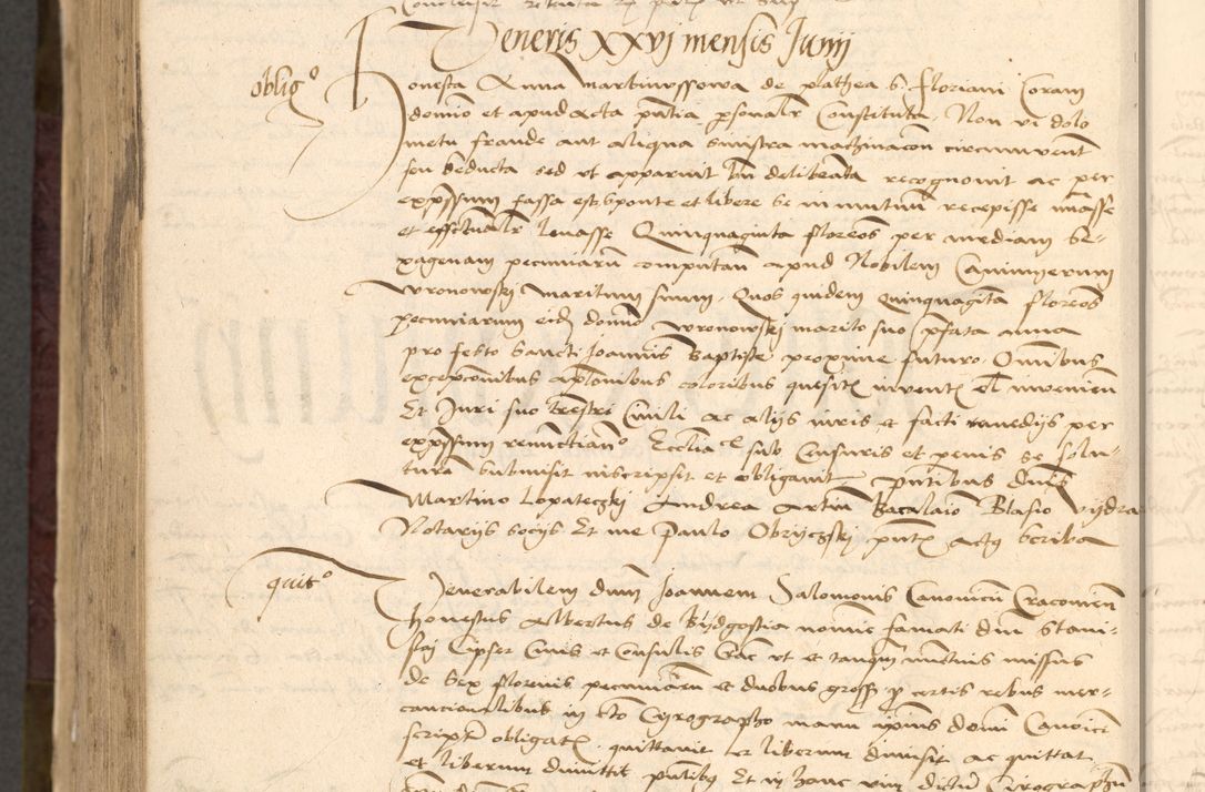 Zdjęcie nr 1116 dla obiektu archiwalnego: [Acta actorum vicarialia coram Nicolao Bedlenski]