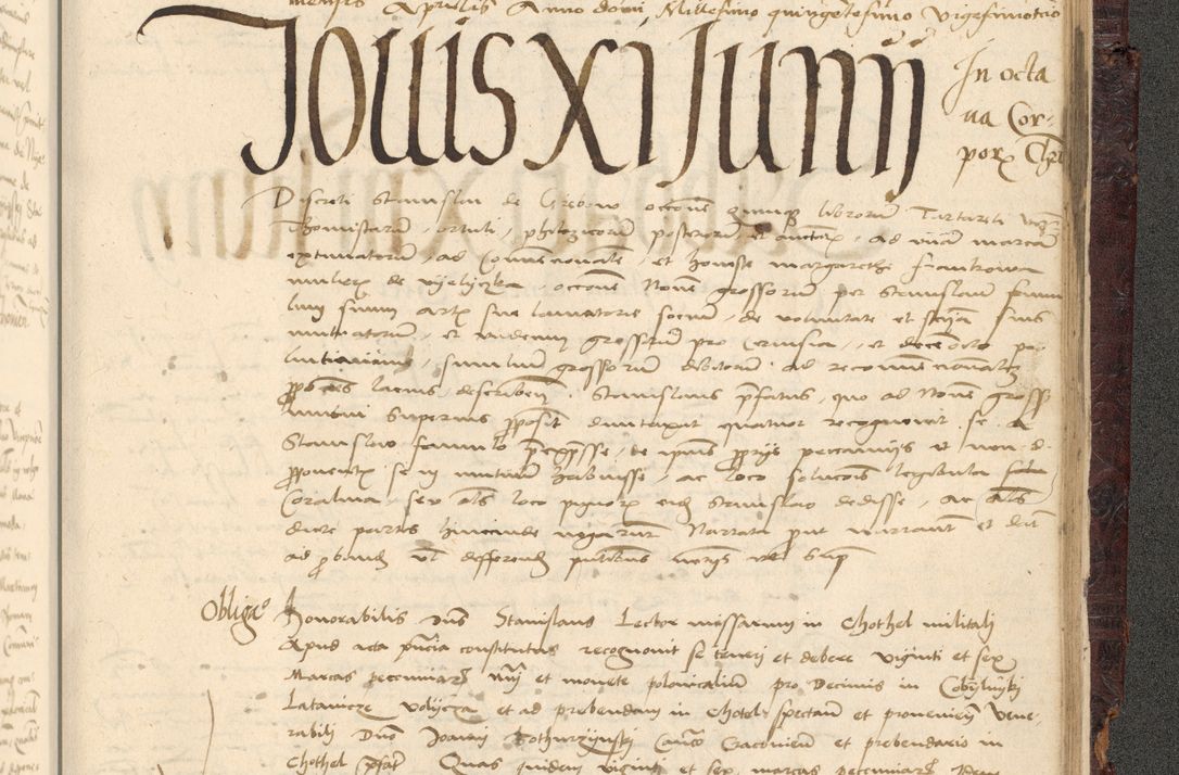 Zdjęcie nr 1089 dla obiektu archiwalnego: [Acta actorum vicarialia coram Nicolao Bedlenski]