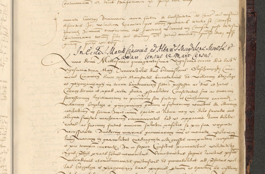 Zdjęcie nr 1077 dla obiektu archiwalnego: [Acta actorum vicarialia coram Nicolao Bedlenski]