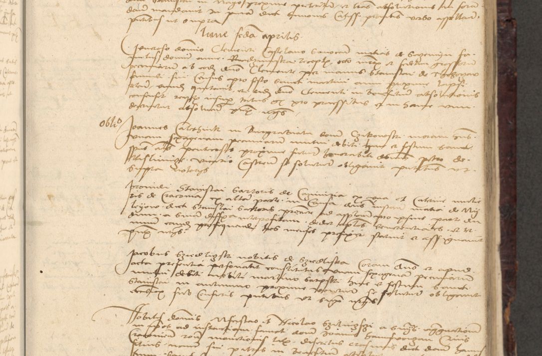 Zdjęcie nr 60 dla obiektu archiwalnego: [Acta actorum vicarialia coram Nicolao Bedlenski]