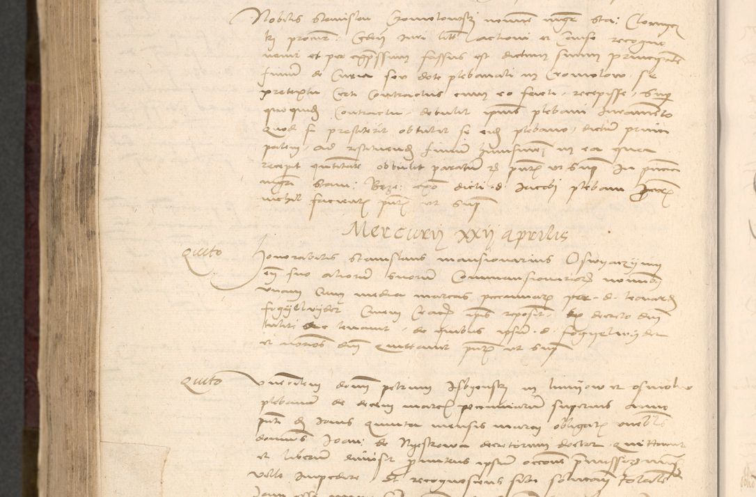 Zdjęcie nr 1012 dla obiektu archiwalnego: [Acta actorum vicarialia coram Nicolao Bedlenski]