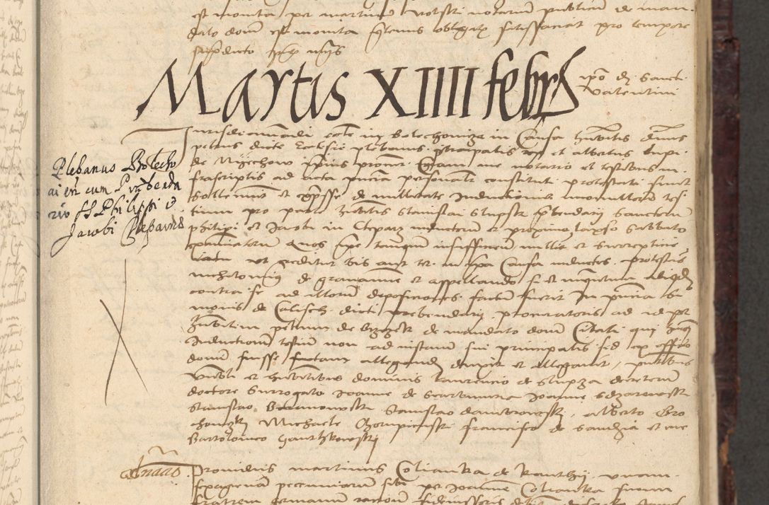 Zdjęcie nr 16 dla obiektu archiwalnego: [Acta actorum vicarialia coram Nicolao Bedlenski]