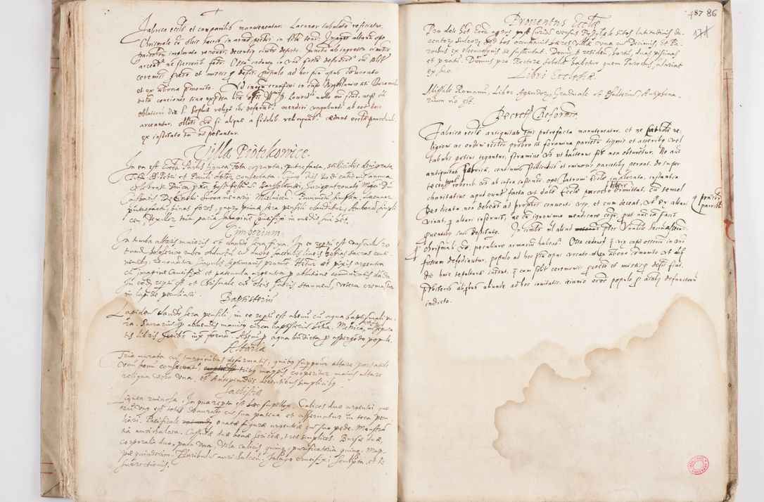 Zdjęcie nr 87 dla obiektu archiwalnego: Visitatio ecclesiarum in decanatu Kielcensi, Kunoviensi et Andreoviensi per R. D. Andream Zagórny, praepositum Kielcensem a. D. 1610 peracta authoritate R. D. Petri Tylicki, episcopi Cracoviensis, ducis Severiae