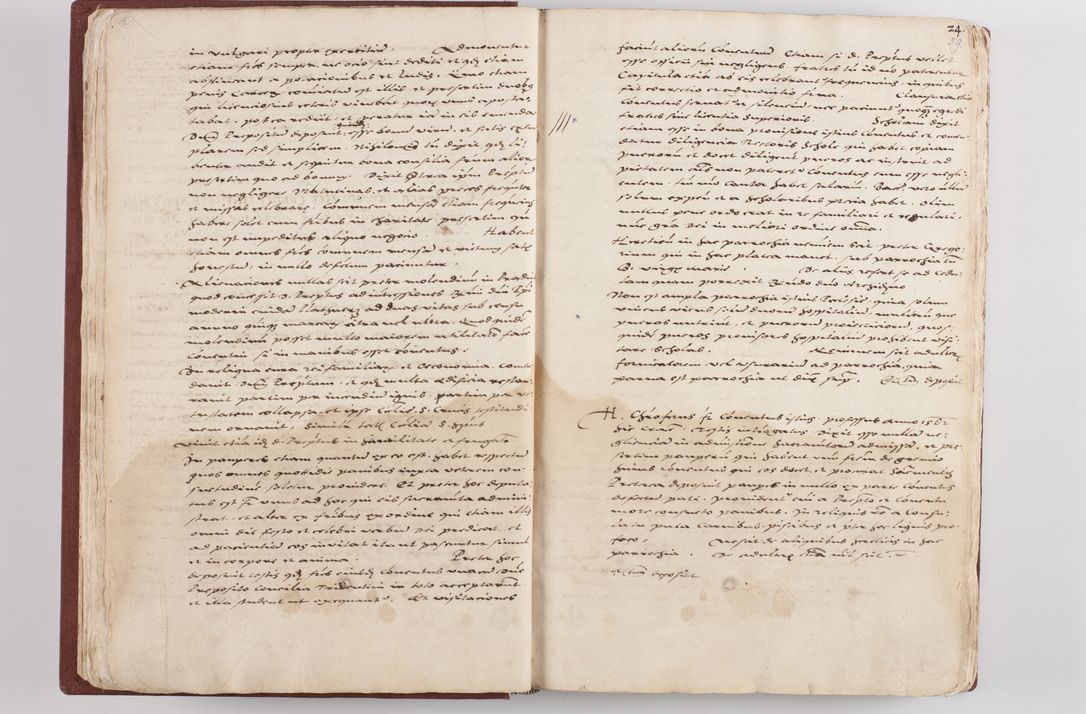 Zdjęcie nr 35 dla obiektu archiwalnego: Liber visitationis ecclesiarum in civitate ac Dioecesi Cracoviensi consistentium... Philippi Padniwski Ep. Crac. 1565.