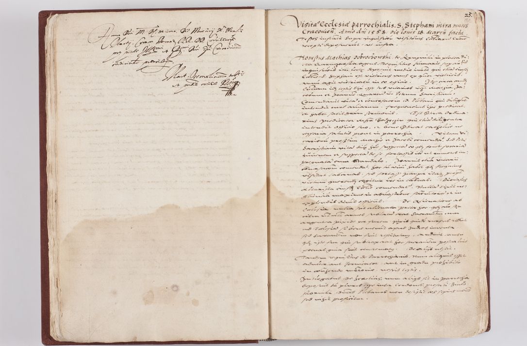 Zdjęcie nr 37 dla obiektu archiwalnego: Liber visitationis ecclesiarum in civitate ac Dioecesi Cracoviensi consistentium... Philippi Padniwski Ep. Crac. 1565.