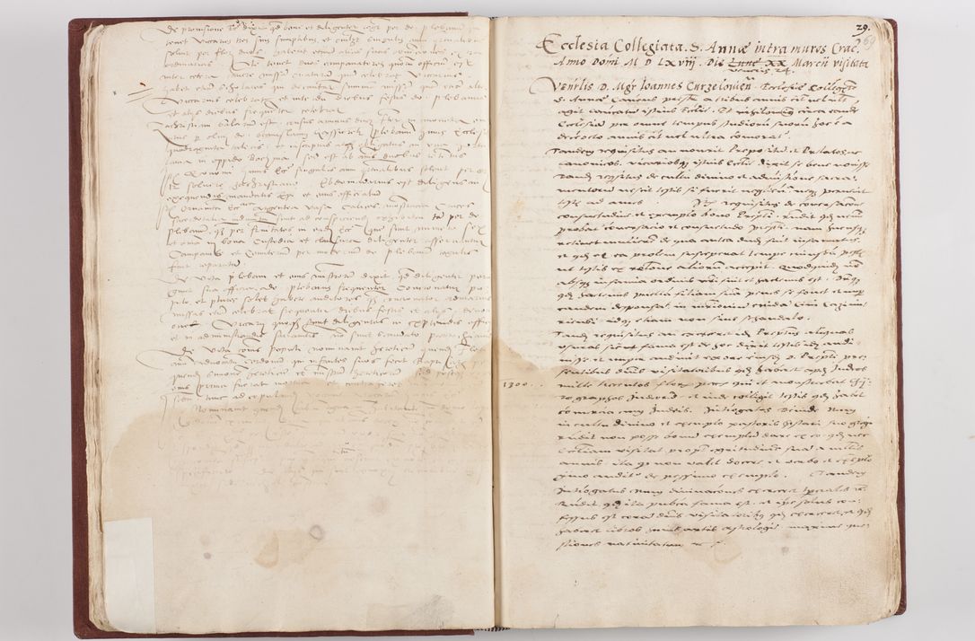 Zdjęcie nr 41 dla obiektu archiwalnego: Liber visitationis ecclesiarum in civitate ac Dioecesi Cracoviensi consistentium... Philippi Padniwski Ep. Crac. 1565.