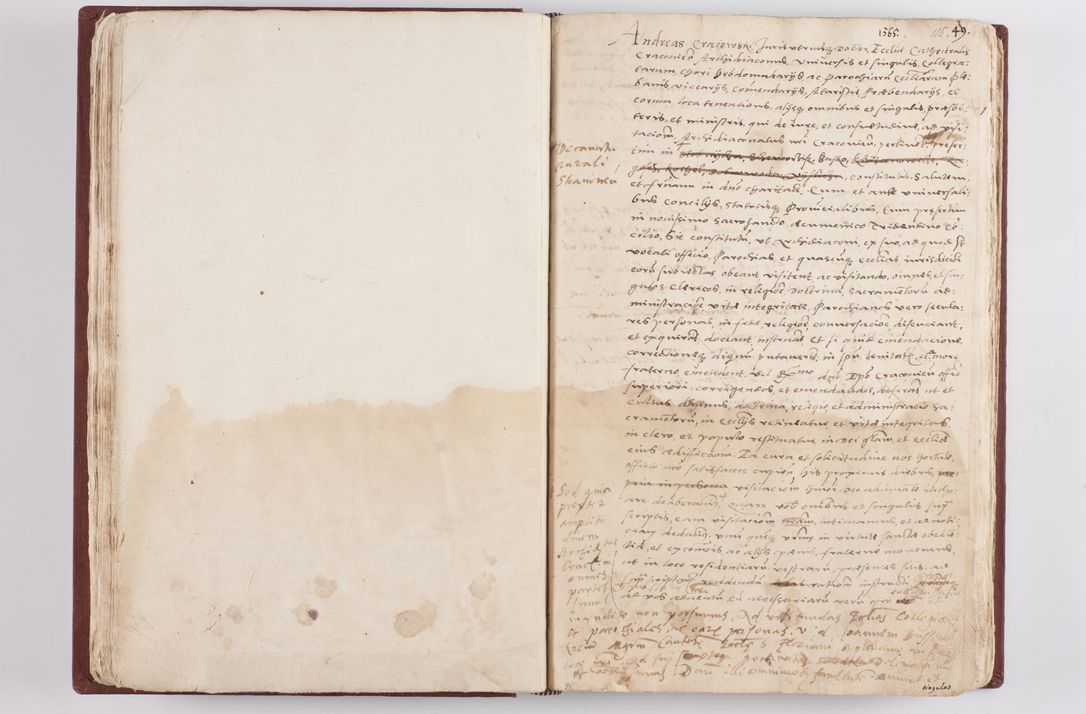 Zdjęcie nr 64 dla obiektu archiwalnego: Liber visitationis ecclesiarum in civitate ac Dioecesi Cracoviensi consistentium... Philippi Padniwski Ep. Crac. 1565.