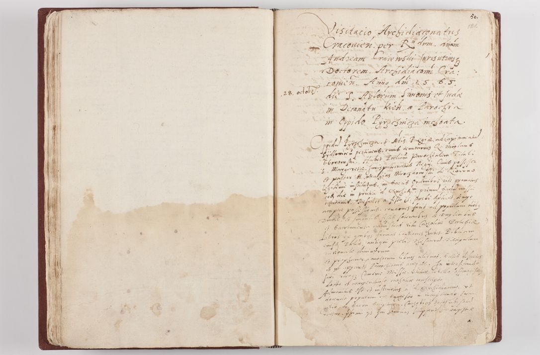 Zdjęcie nr 67 dla obiektu archiwalnego: Liber visitationis ecclesiarum in civitate ac Dioecesi Cracoviensi consistentium... Philippi Padniwski Ep. Crac. 1565.