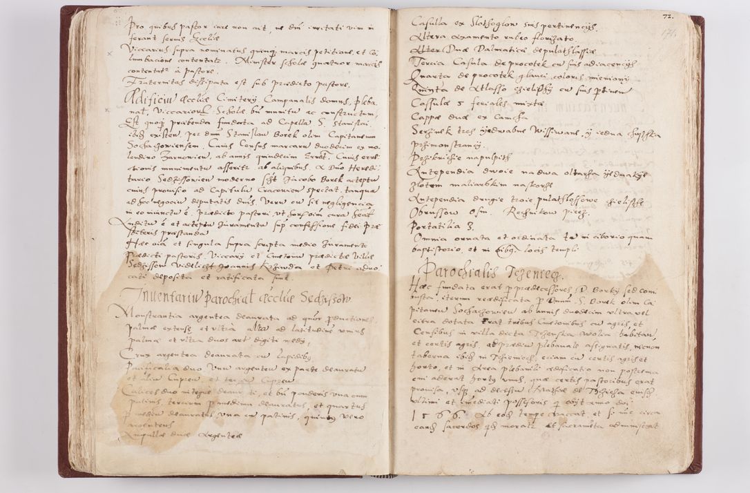 Zdjęcie nr 91 dla obiektu archiwalnego: Liber visitationis ecclesiarum in civitate ac Dioecesi Cracoviensi consistentium... Philippi Padniwski Ep. Crac. 1565.