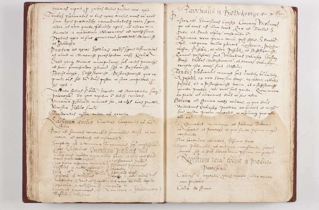 Zdjęcie nr 93 dla obiektu archiwalnego: Liber visitationis ecclesiarum in civitate ac Dioecesi Cracoviensi consistentium... Philippi Padniwski Ep. Crac. 1565.