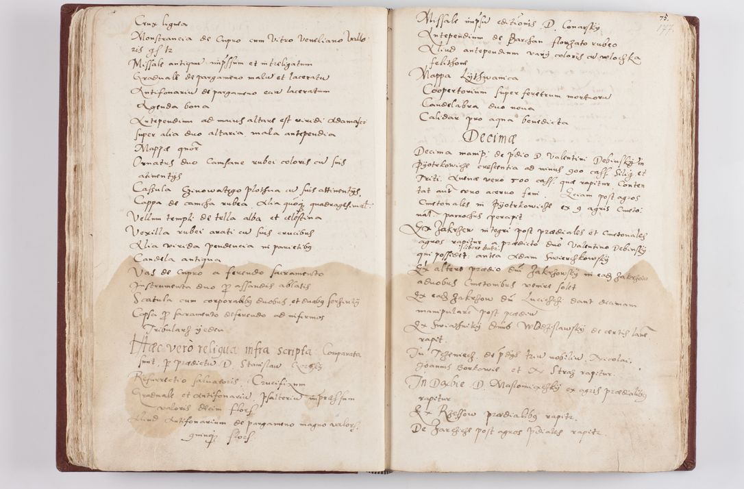 Zdjęcie nr 94 dla obiektu archiwalnego: Liber visitationis ecclesiarum in civitate ac Dioecesi Cracoviensi consistentium... Philippi Padniwski Ep. Crac. 1565.