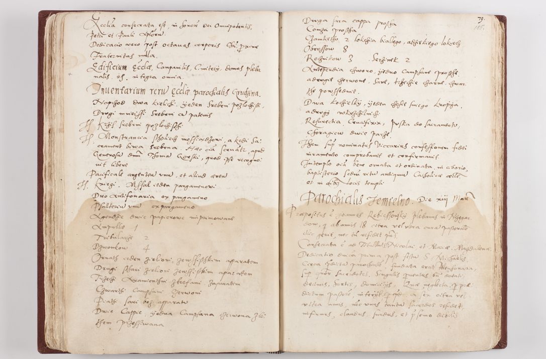 Zdjęcie nr 98 dla obiektu archiwalnego: Liber visitationis ecclesiarum in civitate ac Dioecesi Cracoviensi consistentium... Philippi Padniwski Ep. Crac. 1565.
