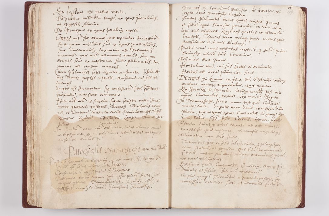 Zdjęcie nr 95 dla obiektu archiwalnego: Liber visitationis ecclesiarum in civitate ac Dioecesi Cracoviensi consistentium... Philippi Padniwski Ep. Crac. 1565.