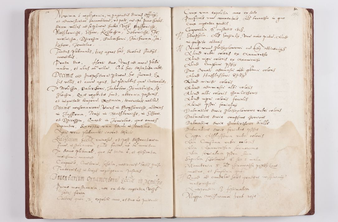 Zdjęcie nr 100 dla obiektu archiwalnego: Liber visitationis ecclesiarum in civitate ac Dioecesi Cracoviensi consistentium... Philippi Padniwski Ep. Crac. 1565.