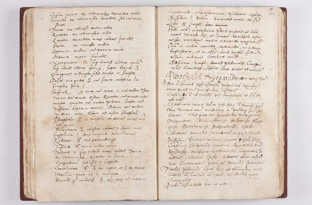 Zdjęcie nr 108 dla obiektu archiwalnego: Liber visitationis ecclesiarum in civitate ac Dioecesi Cracoviensi consistentium... Philippi Padniwski Ep. Crac. 1565.