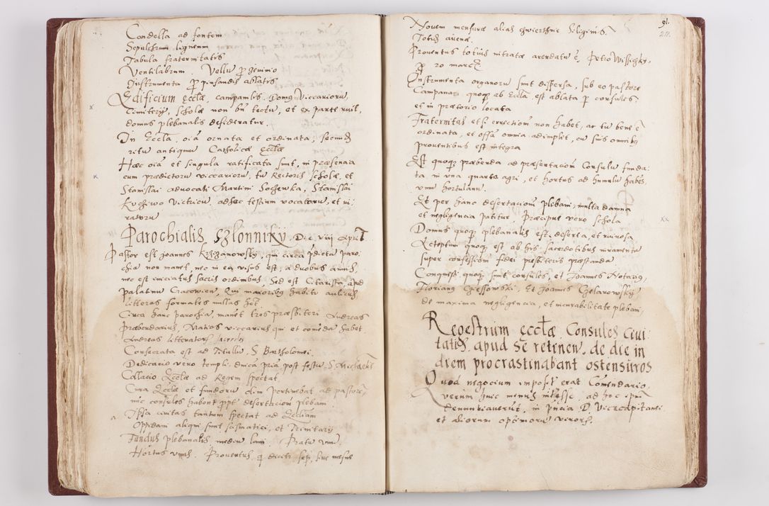 Zdjęcie nr 112 dla obiektu archiwalnego: Liber visitationis ecclesiarum in civitate ac Dioecesi Cracoviensi consistentium... Philippi Padniwski Ep. Crac. 1565.