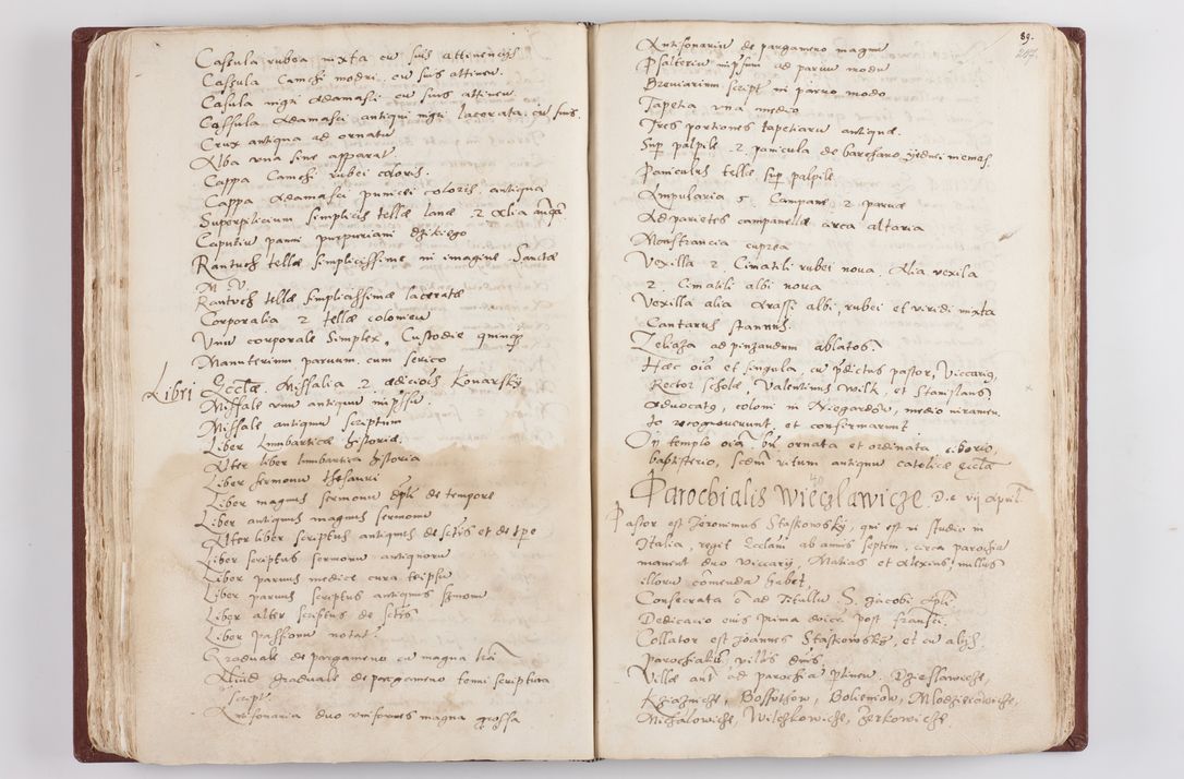 Zdjęcie nr 110 dla obiektu archiwalnego: Liber visitationis ecclesiarum in civitate ac Dioecesi Cracoviensi consistentium... Philippi Padniwski Ep. Crac. 1565.