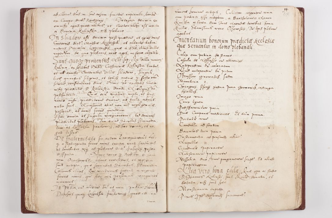 Zdjęcie nr 115 dla obiektu archiwalnego: Liber visitationis ecclesiarum in civitate ac Dioecesi Cracoviensi consistentium... Philippi Padniwski Ep. Crac. 1565.