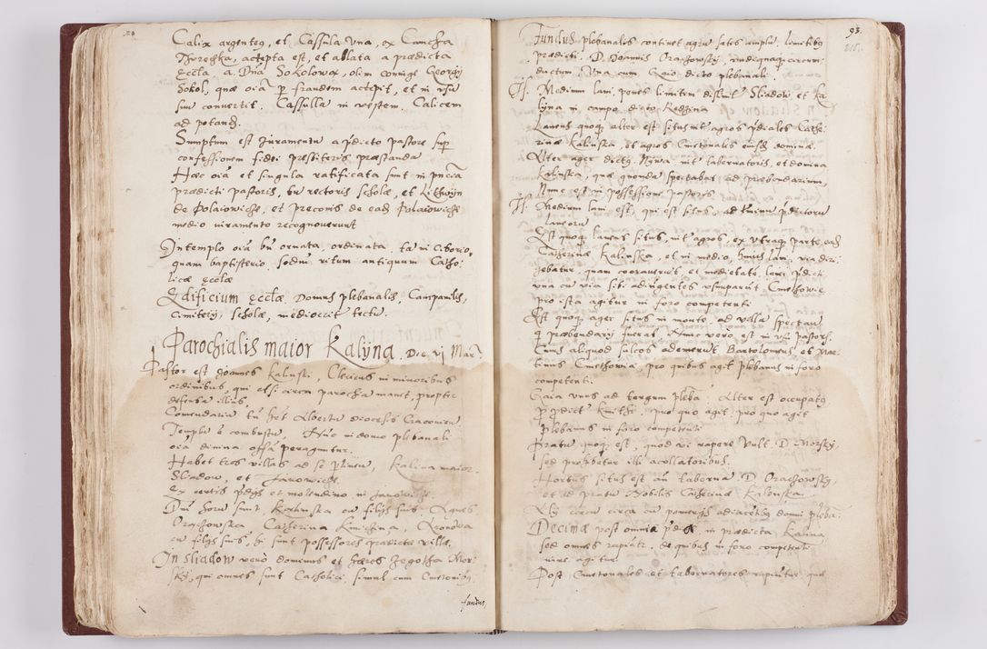 Zdjęcie nr 114 dla obiektu archiwalnego: Liber visitationis ecclesiarum in civitate ac Dioecesi Cracoviensi consistentium... Philippi Padniwski Ep. Crac. 1565.