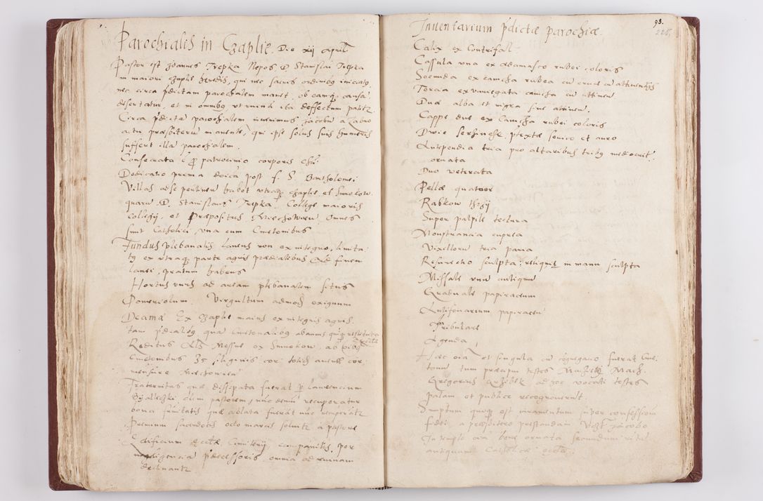 Zdjęcie nr 119 dla obiektu archiwalnego: Liber visitationis ecclesiarum in civitate ac Dioecesi Cracoviensi consistentium... Philippi Padniwski Ep. Crac. 1565.