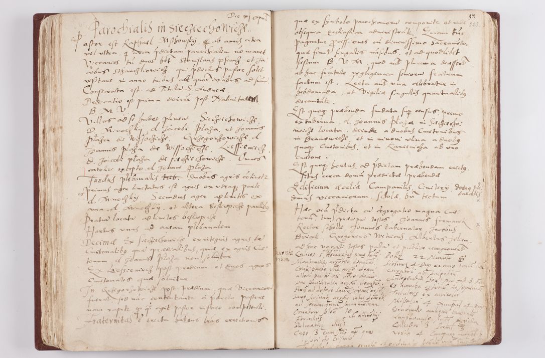 Zdjęcie nr 118 dla obiektu archiwalnego: Liber visitationis ecclesiarum in civitate ac Dioecesi Cracoviensi consistentium... Philippi Padniwski Ep. Crac. 1565.