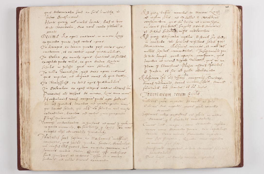 Zdjęcie nr 126 dla obiektu archiwalnego: Liber visitationis ecclesiarum in civitate ac Dioecesi Cracoviensi consistentium... Philippi Padniwski Ep. Crac. 1565.