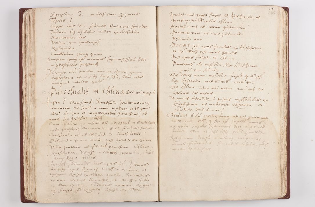 Zdjęcie nr 124 dla obiektu archiwalnego: Liber visitationis ecclesiarum in civitate ac Dioecesi Cracoviensi consistentium... Philippi Padniwski Ep. Crac. 1565.