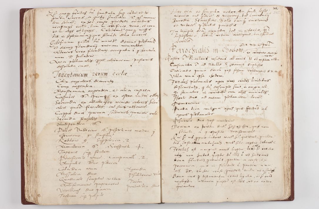Zdjęcie nr 129 dla obiektu archiwalnego: Liber visitationis ecclesiarum in civitate ac Dioecesi Cracoviensi consistentium... Philippi Padniwski Ep. Crac. 1565.